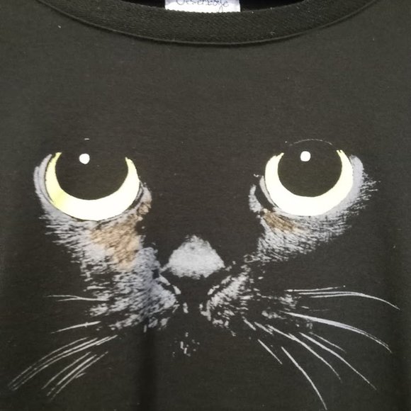 Black Cat Cropped Sweater - Picture 4 of 5
